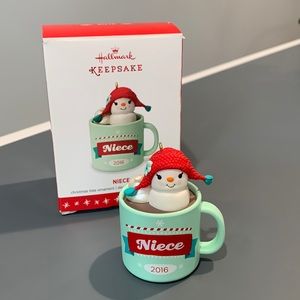 Keepsake Ornament Niece 2016